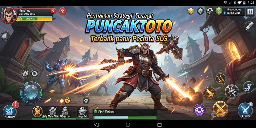 Tampilan gameplay SLG PUNCAKTOTO yang menegangkan dan seru.